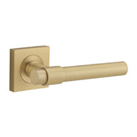 IVER HELSINKI DOOR LEVER HANDLE ON SQUARE ROSE - AVAILABLE IN VARIOUS FINISHES - CUSTOMISE TO YOUR NEEDS