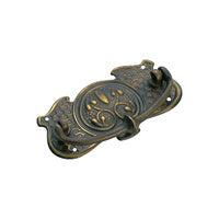 Tradco Cabinet Pull Handle Sheet Brass Nouveau