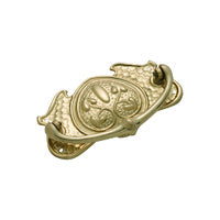 Tradco Cabinet Pull Handle Sheet Brass Nouveau