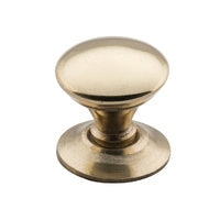 Tradco Victorian Cupboard Knob Polished Brass