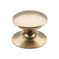 Tradco Victorian Cupboard Knob Polished Brass