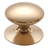 Tradco Victorian Cupboard Knob Polished Brass