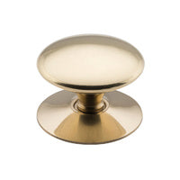 Tradco Victorian Cupboard Knob Polished Brass