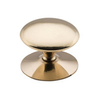 Tradco Victorian Cupboard Knob Polished Brass