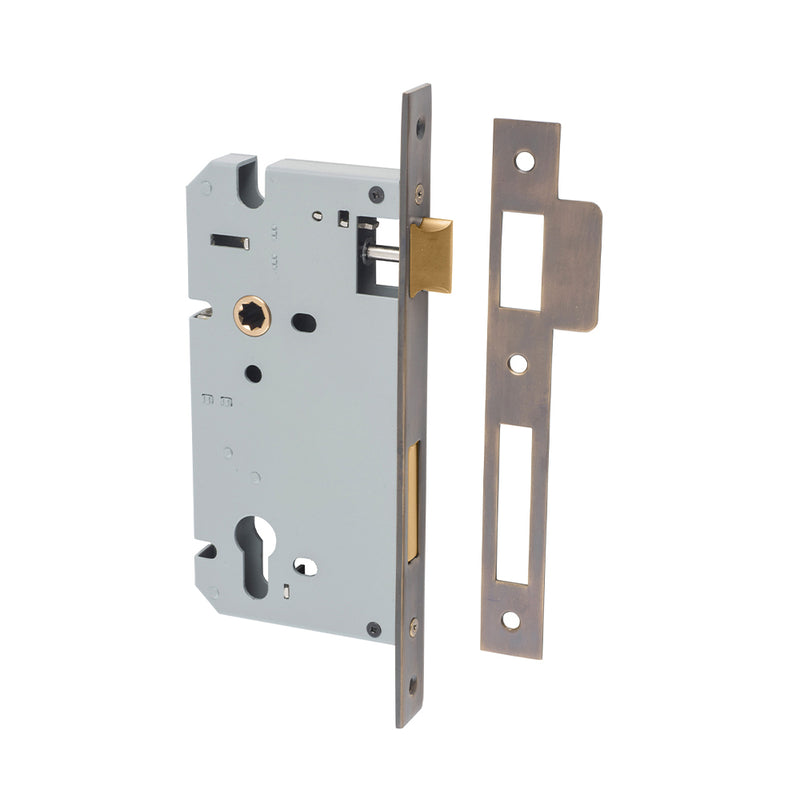 IVER 85MM EURO MORTICE LOCK - AVAILABLE IN VARIOUS FINISHES AND SIZES