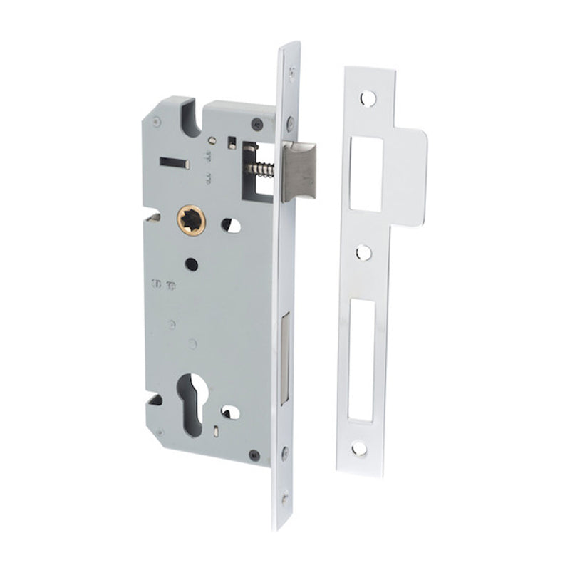 IVER 85MM EURO MORTICE LOCK - AVAILABLE IN VARIOUS FINISHES AND SIZES