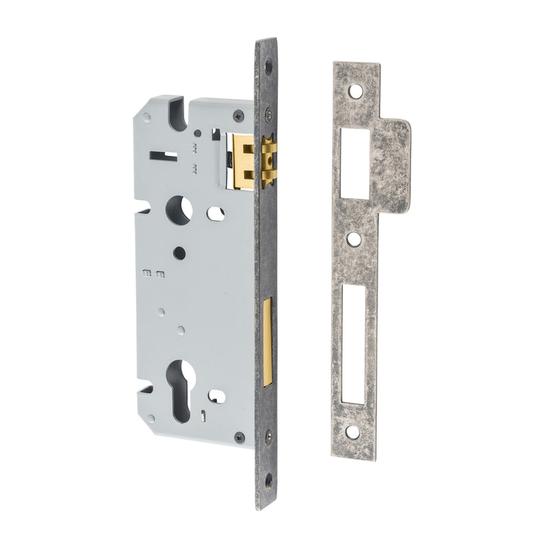 IVER EURO ROLLER MORTICE LOCK - AVAILABLE IN VARIOUS FINISHES AND SIZES