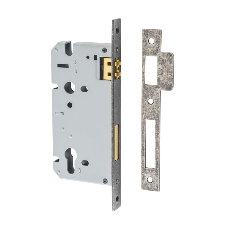 IVER EURO ROLLER MORTICE LOCK - AVAILABLE IN VARIOUS FINISHES AND SIZES