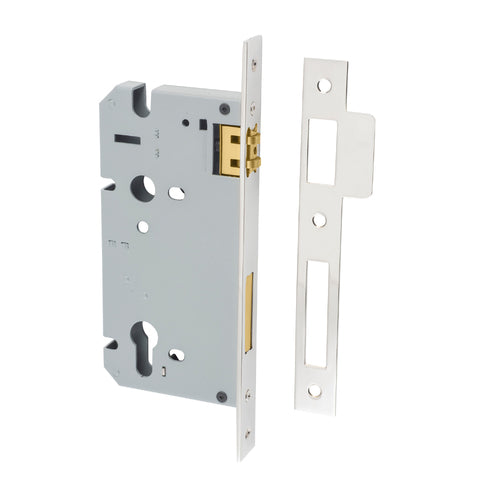 IVER EURO ROLLER MORTICE LOCK - AVAILABLE IN VARIOUS FINISHES AND SIZES