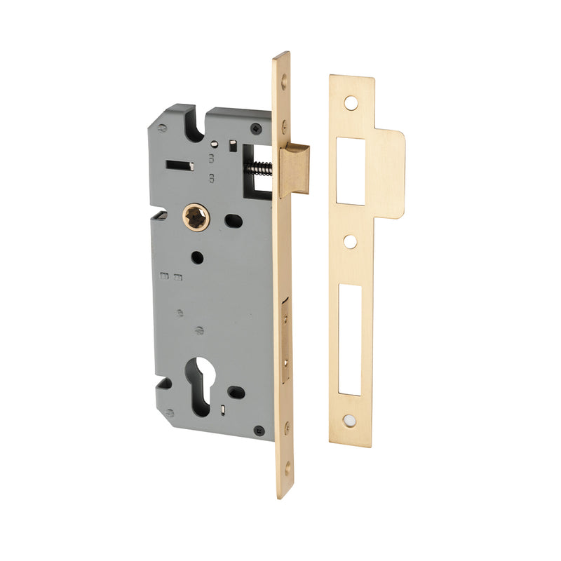 IVER 85MM EURO MORTICE LOCK - AVAILABLE IN VARIOUS FINISHES AND SIZES