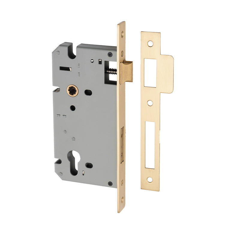 IVER 85MM EURO MORTICE LOCK - AVAILABLE IN VARIOUS FINISHES AND SIZES