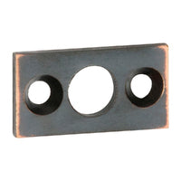 Tradco Barrel Bolt Flat Plate Keeper 7.5mm - Available In Various Finishes