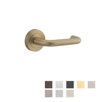 IVER OSLO LEVER DOOR HANDLE ON ROUND ROSE - CUSTOMISE TO YOUR NEEDS