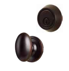 Nidus Julienne Deadbolt set Double Cyl Oil Rubbed Bronze