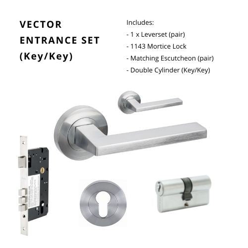 ZANDA VECTOR - Brushed Nickel, Satin Chrome