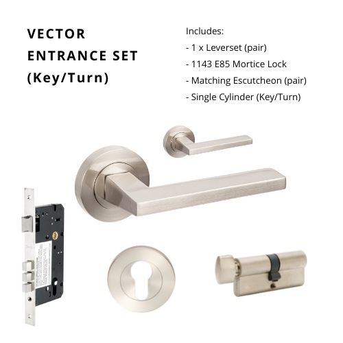 ZANDA VECTOR - Brushed Nickel, Satin Chrome