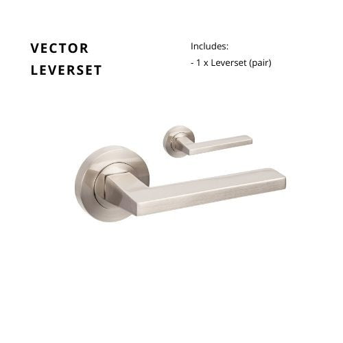 ZANDA VECTOR - Brushed Nickel, Satin Chrome