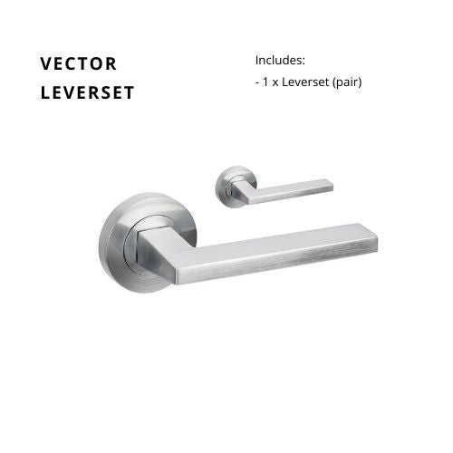 ZANDA VECTOR - Brushed Nickel, Satin Chrome