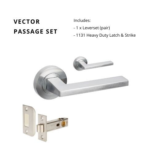 ZANDA VECTOR - Brushed Nickel, Satin Chrome