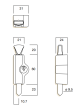 WHITCO W2203119 W2203 WINDOWBOLT CYL4 DP Primrose