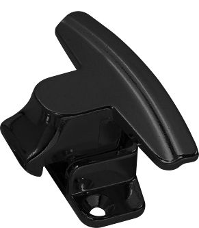 WHITCO W285217SLIDING DIECAST WINDOW LATCH TIMBER STRIKE TP Black