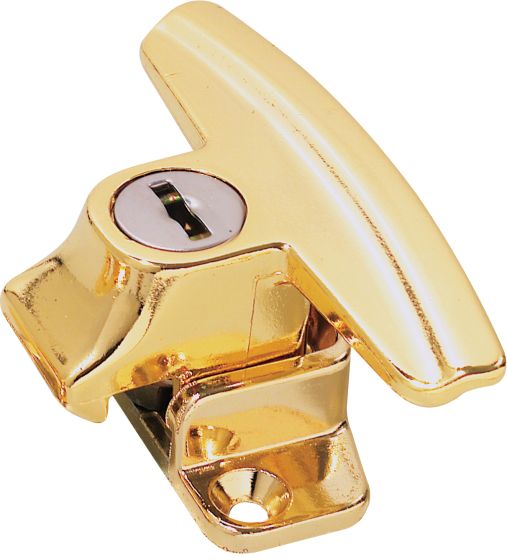 WHITCO W285708 DIECAST SLIDING WINDOW LOCK TIMBER STRIKE TP Bright Chrome