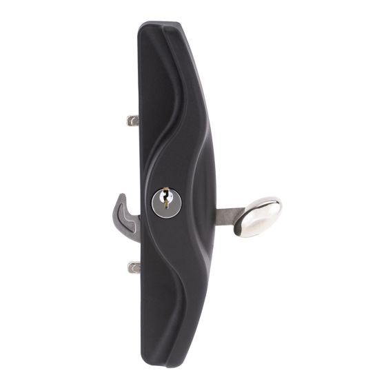 WHITCO W506817 LAWSON 5PIN DOUBLE CYL 10KA OFFSET OUTER PULL UNIVERSAL STRIKE 43MM SC Black