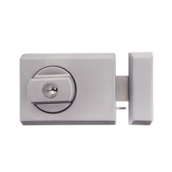 WHITCO W7541055KA W75 DEADLATCH TIMBER FRAME STRIKE TP 5PIN KEYED ALIKE Satin Chrome