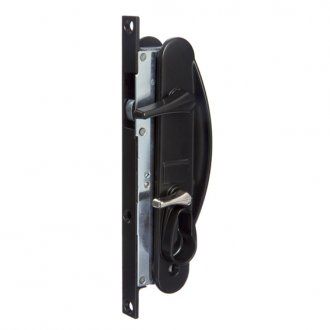 WHITCO W866917 LEICHHARDT SINGLE POINT LOCK EXTENDED LEVER NO CYLINDER Black