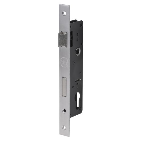 YALE 85MM PITCH EURO MORTICE LOCK 30MM BACKSET Satin