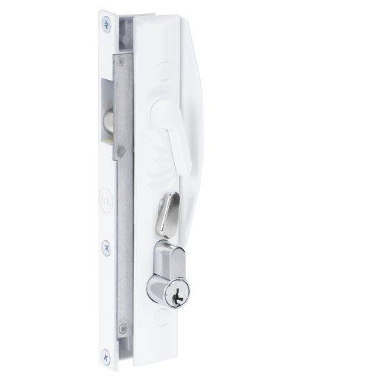 QUATTRO SLIDING SECURITY DOOR LOCK NO CYLINDER White