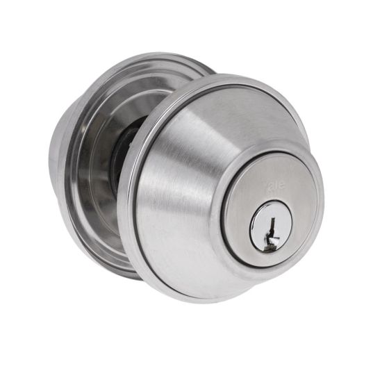 DEADBOLT DOUBLE CYLINDER PD Satin Stainless Steel