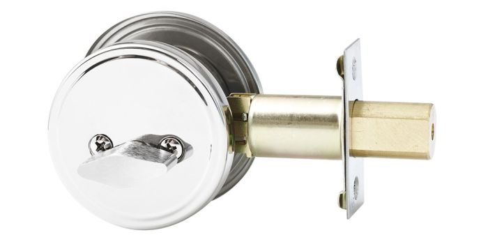 DEADBOLT SINGLE CYLINDER PD 6RP Satin Chrome