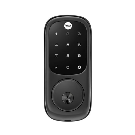 YALE ASSURE KEYED MATT BLACK WITH YALE HOME APPLE HK Matt