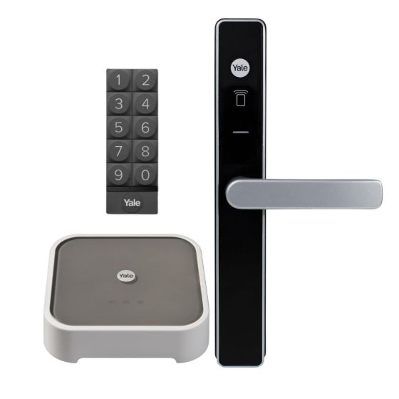 YALE UNITY SECURITY DOOR LOCK SILVER WITH CONNECT PLUS