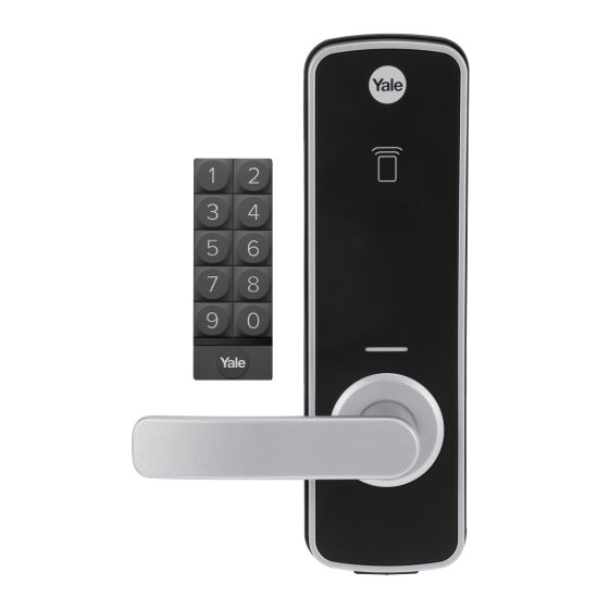 YALE UNITY ENTRANCE LOCK SILVER WITH SMART KEYPAD Silver