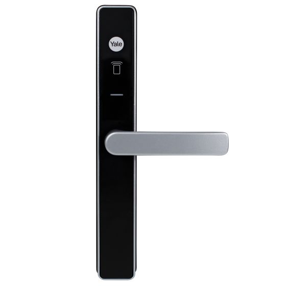 YALE UNITY SCREEN DOOR LOCK SILVER WITH CONNECT BRIDGE