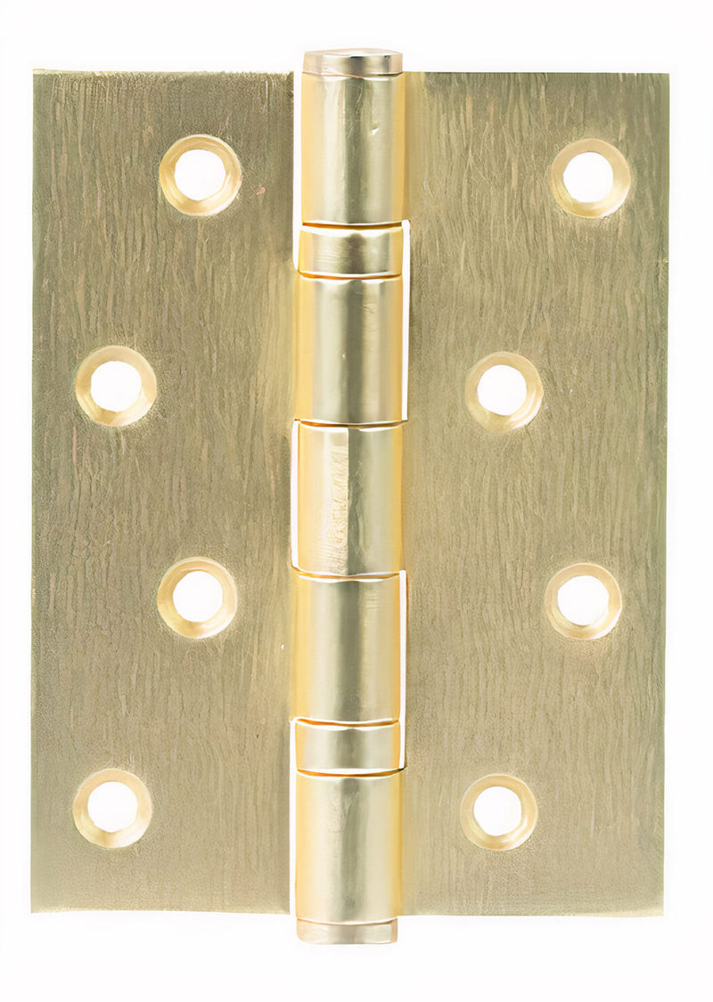 N2Lok Ball Bearing Pin Hinge - 100 x 75mm - Satin Brass