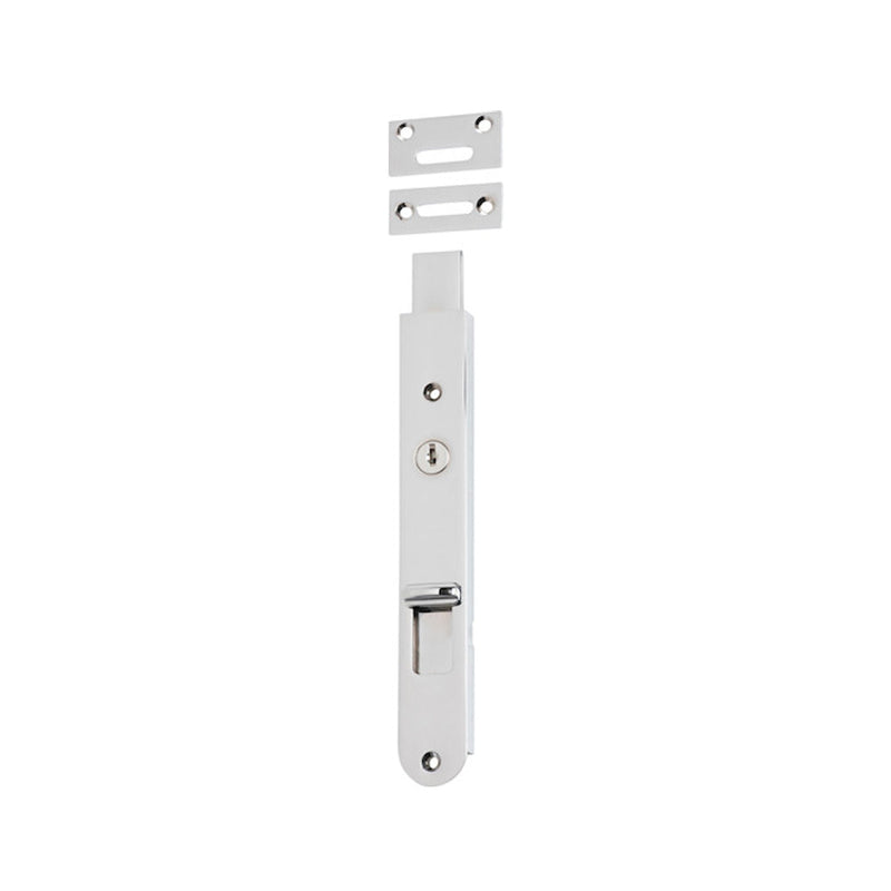 IVER LOCKING FLUSH BOLT - AVAILABLE IN VARIOUS SIZES AND FINISHES