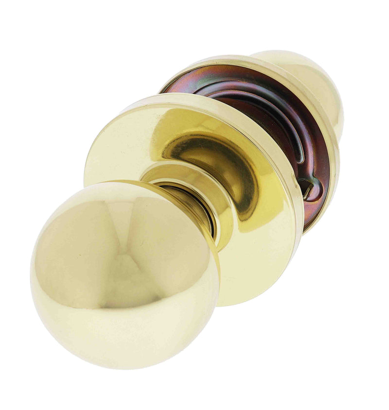 Carbine Epsom 3000 Cylindrical Passage set, 70mm backset,  , Boxed, Polished Brass