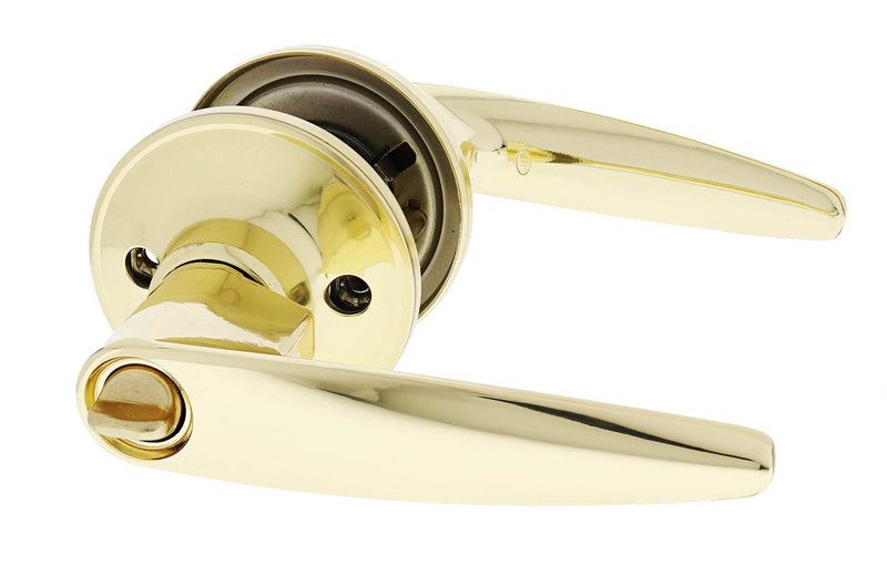 Carbine Kingston SL7000 Tiebolt Standard Privacy Lever set,   , Boxed, Polished Brass