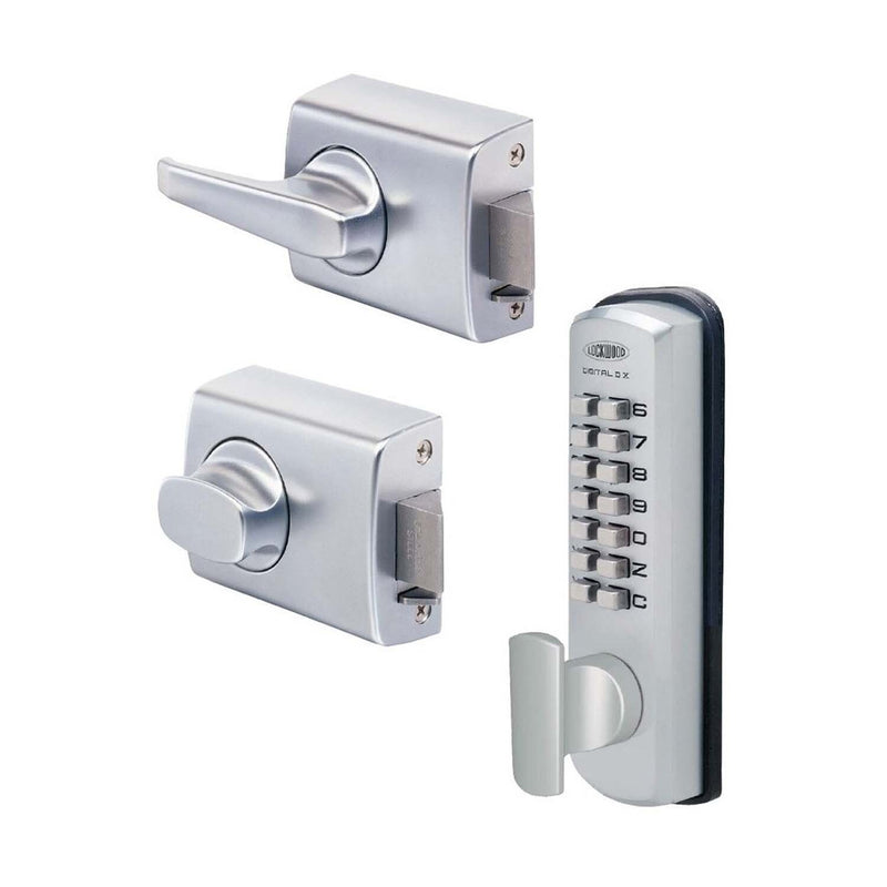 LOCKWOOD 002 DIGITAL LOCK SET FOR METAL AND TIMBER DOORS - AVAILABLE IN VARIOUS FUNCTIONS