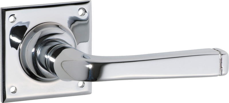 TRADCO MENTON DOOR LEVER HANDLE ON SQUARE