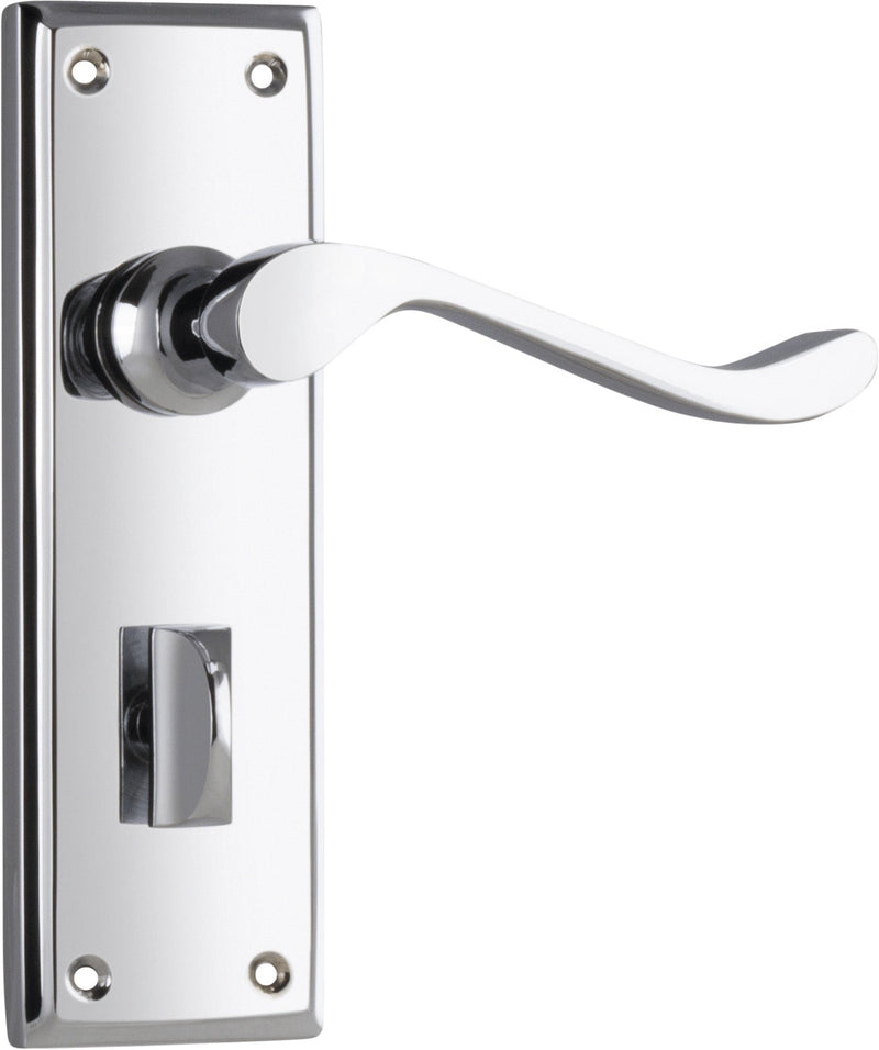 TRADCO CAMDEN DOOR LEVER HANDLE ON RECTANGULAR BACKPLATE