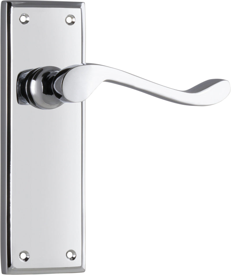 TRADCO CAMDEN DOOR LEVER HANDLE ON RECTANGULAR BACKPLATE