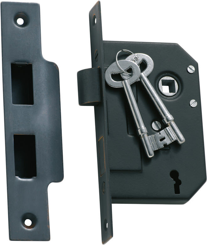 TRADCO 3 LEVER MORTICE LOCK BACKSET 44MM