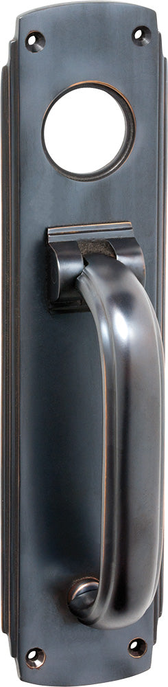 TRADCO DECO PULL HANDLE / KNOCKER CYLINDER HOLE 240X60MM