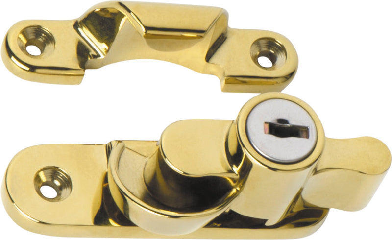 TRADCO KEY OPERATED LOCKING SASH FASTENER 20MM