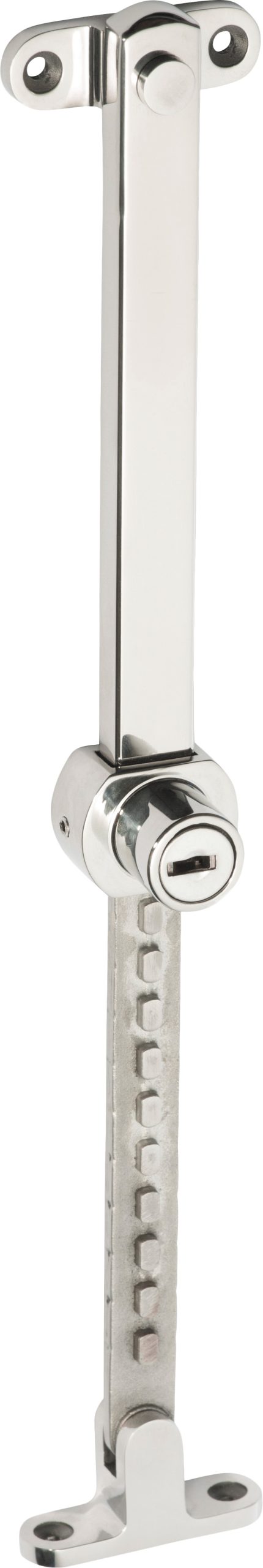 TRADCO LOCKING TELESCOPIC CASEMENT STAY OVERALL LENGTH 295MM