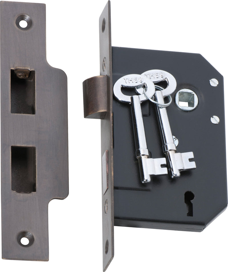 TRADCO 3 LEVER MORTICE LOCK BACKSET 44MM